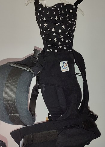 Yıldız Desenli Siyah Bebek Taşıyıcı - Görsel 2