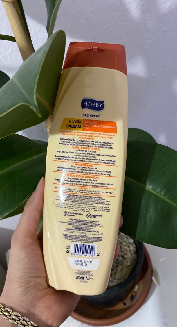 Hobby Klasik Balsam Saç Kremi 500 ml - Görsel 2