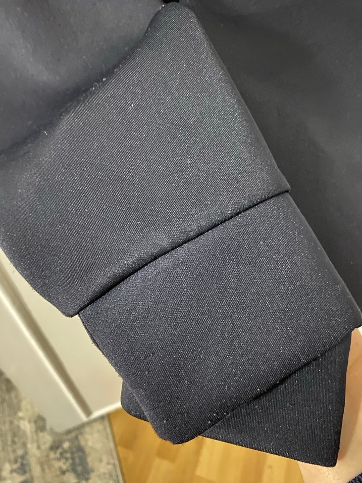 Düğmeli Siyah Kadın Ceket - Görsel 2