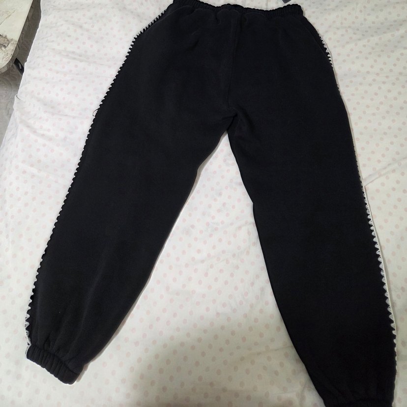 Kadın Siyah Rahat Kesim Eşofman Altı - Görsel 2