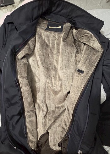 Düğmeli,Yünlü(Yünlü Kısım Fermuar İle Çıkarılabilir)Erkek Kaban - Görsel 5