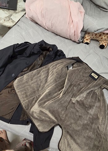 Düğmeli,Yünlü(Yünlü Kısım Fermuar İle Çıkarılabilir)Erkek Kaban - Görsel 8