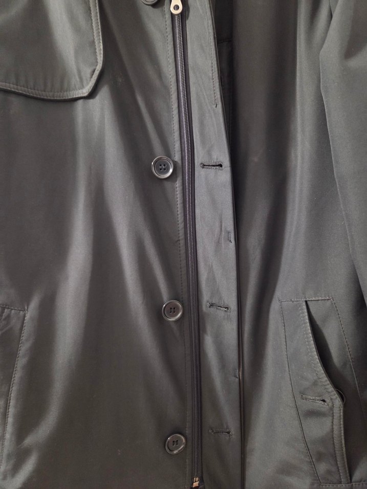 Düğmeli,Yünlü(Yünlü Kısım Fermuar İle Çıkarılabilir)Erkek Kaban - Görsel 2