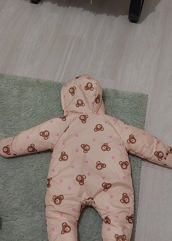 Kapüşonlu Bebek Tulumu - Görsel 3