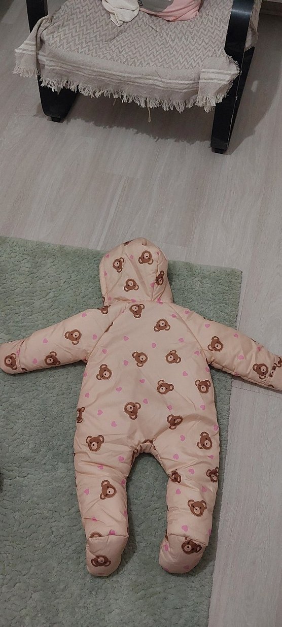 Kapüşonlu Bebek Tulumu - Görsel 3