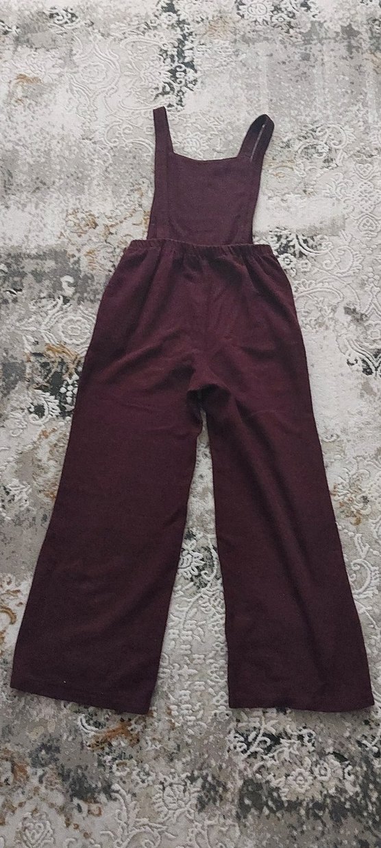 Bordo Kadın Tulum - Görsel 2