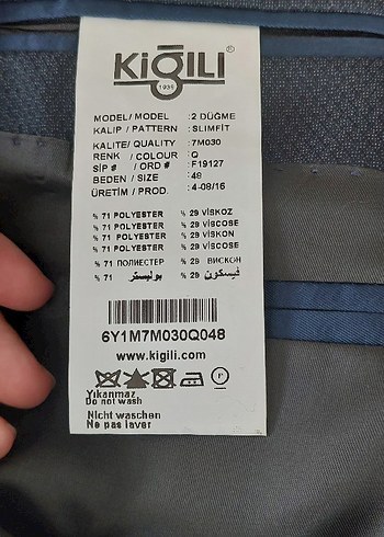 kiğılı takım elbise - Görsel 7