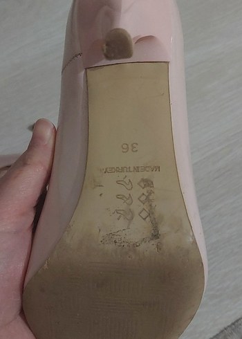 Pembe Stiletto Topuklu Kadın Ayakkabı - Görsel 5