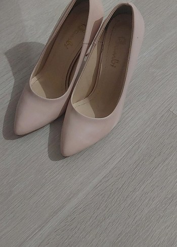 Pembe Stiletto Topuklu Kadın Ayakkabı - Görsel 3