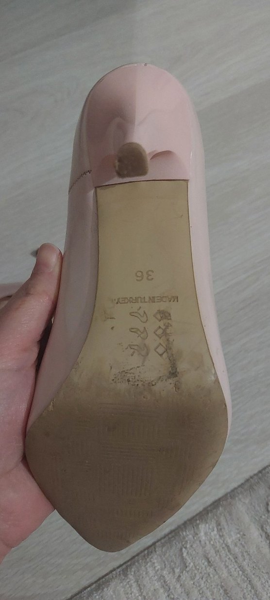 Pembe Stiletto Topuklu Kadın Ayakkabı - Görsel 5