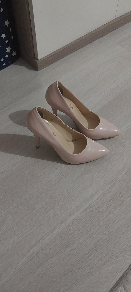 Pembe Stiletto Topuklu Kadın Ayakkabı - Görsel 2