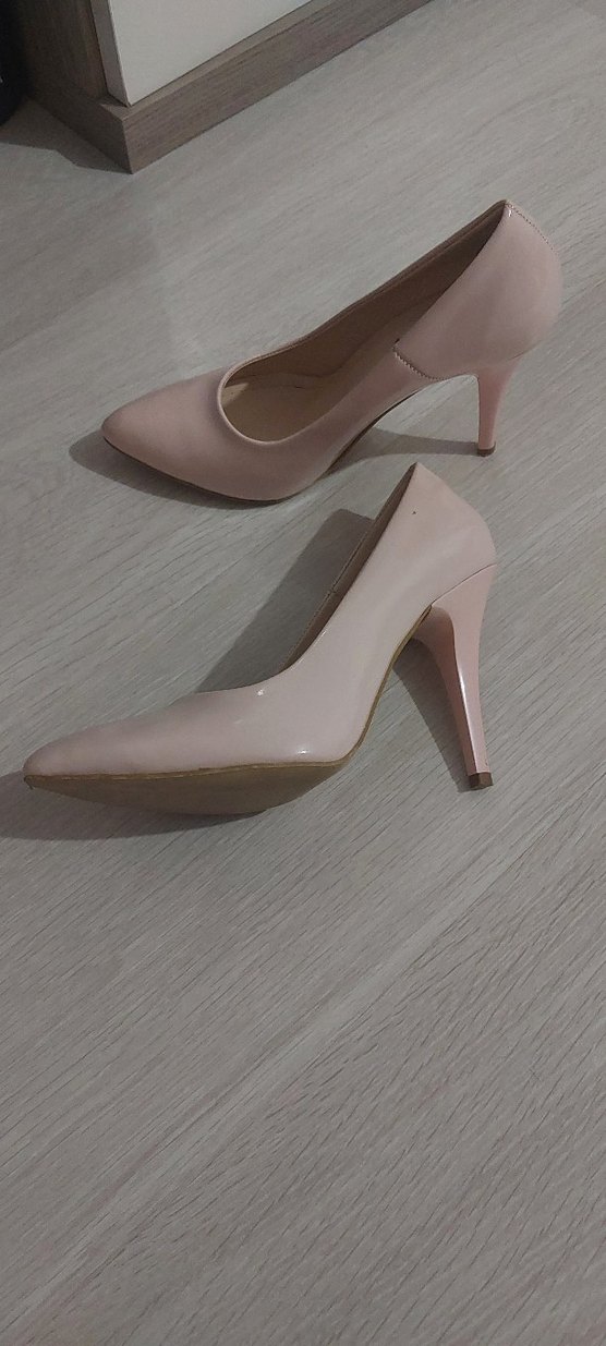 Pembe Stiletto Topuklu Kadın Ayakkabı - Görsel 4