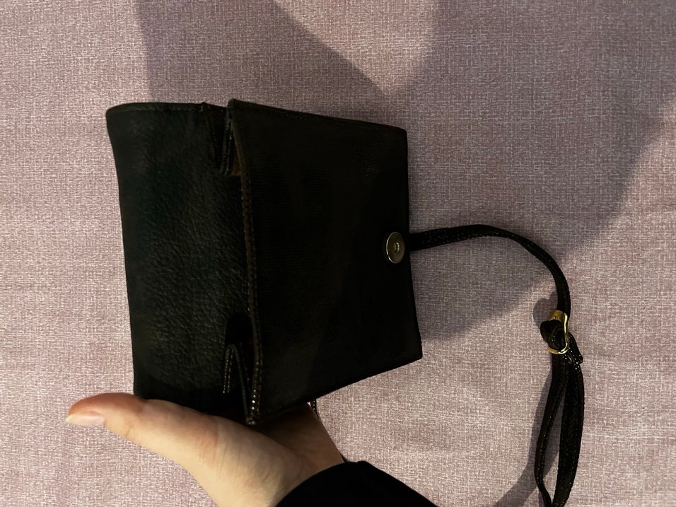 Siyah Deri Kemerli Kadın Çanta - Görsel 3