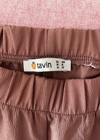 Pembe Kadın Uzun Saten Pantolon - Görsel 2