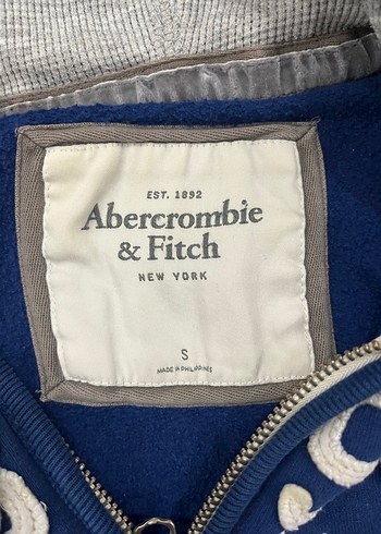 Mavi Fermuarlı Kapüşonlu Sweatshirt - Görsel 2