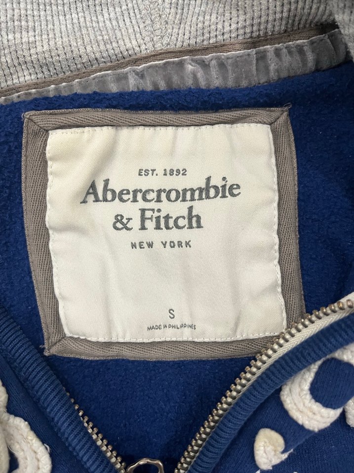 Mavi Fermuarlı Kapüşonlu Sweatshirt - Görsel 2