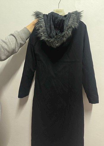 fermuar ve duğmeli mont kaşe - Görsel 2