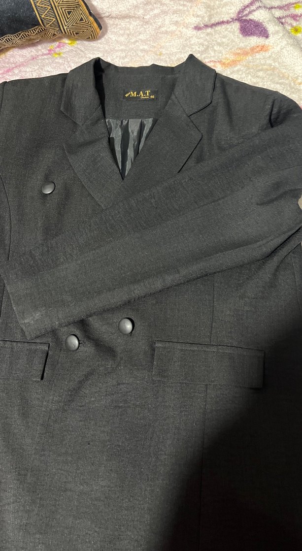 Siyah Düğmeli Kadın Blazer Ceket - Görsel 4