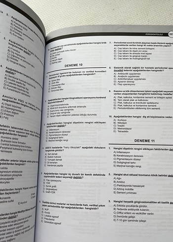 DUS Akademi Periodontoloji Soru Serisi 4.Baskı - Görsel 2