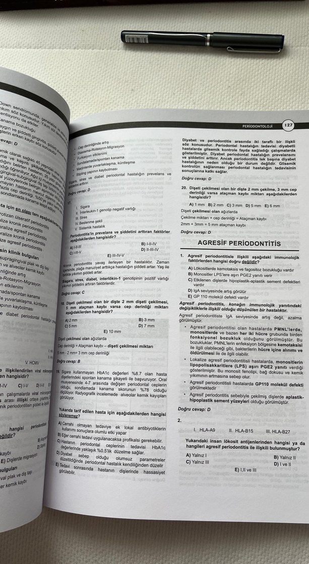 Dusdata MAX Periodontoloji Soru Kitabı 5. Baskı - Görsel 2