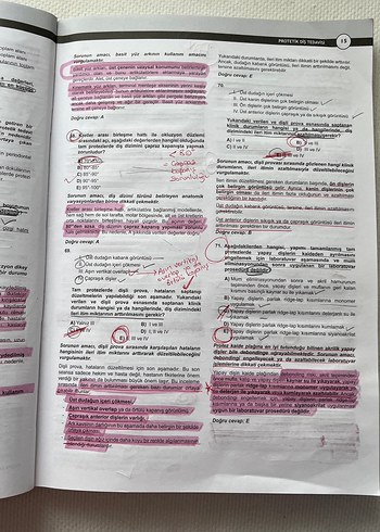 DUS Protetik Diş Tedavisi Soru Serisi Kitabı - Görsel 4