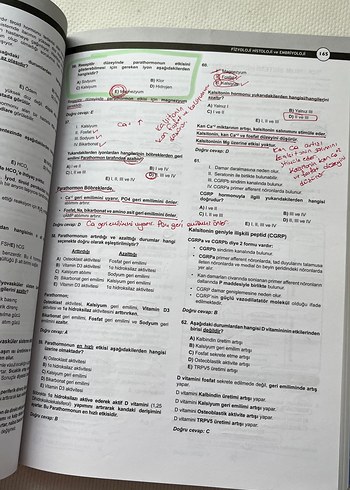 DUS Fizyoloji Histoloji-Embriyoloji Soru Serisi - Görsel 2