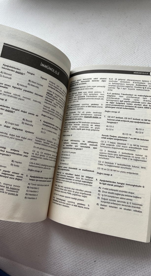 Mikrobiyoloji Soruları DUS Soru Kitabı - Miadent - Görsel 3