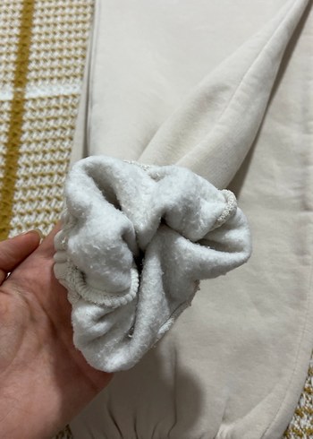 Beyaz Kadın Midi Eşofman Altı - Görsel 3