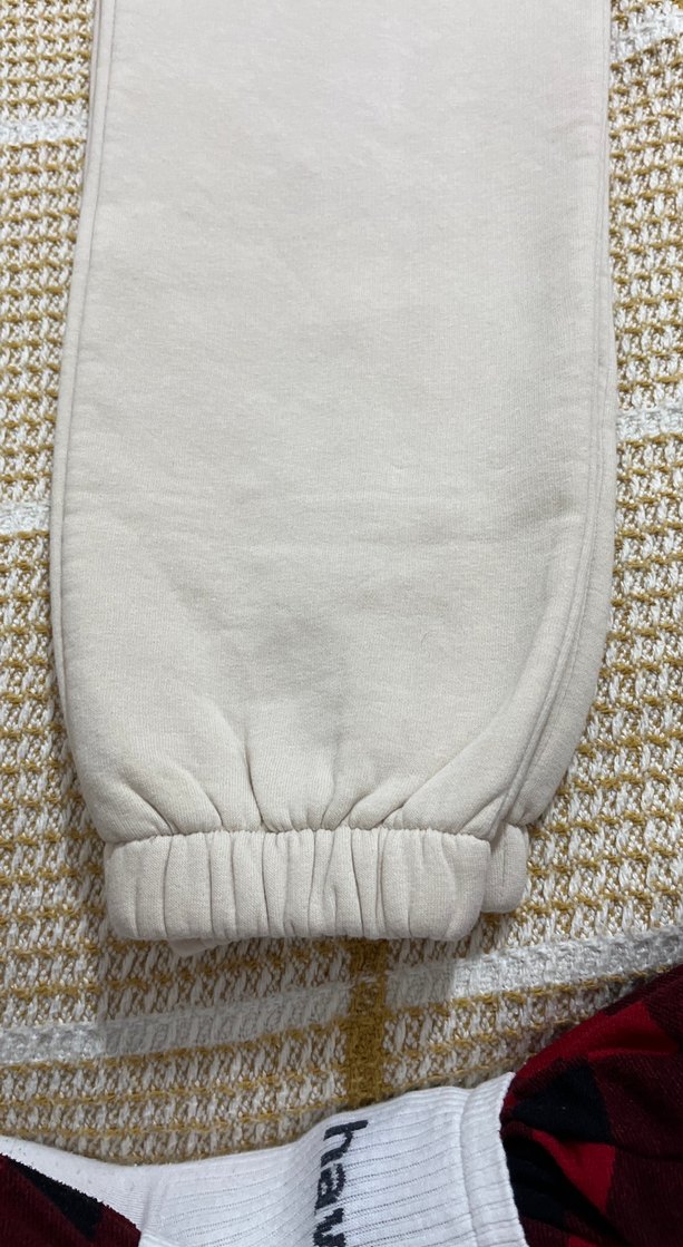 Beyaz Kadın Midi Eşofman Altı - Görsel 2