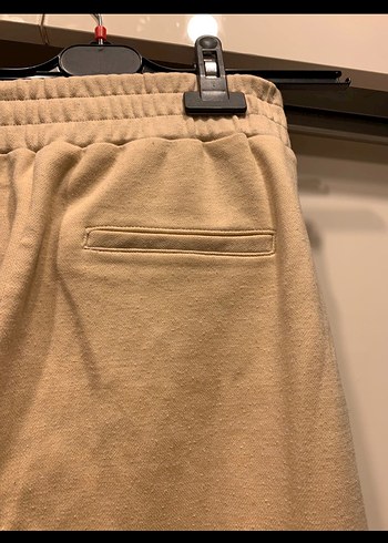 Kadın Bej Keten Kemerli Pantolon - Görsel 3