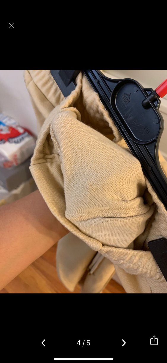 Kadın Bej Keten Kemerli Pantolon - Görsel 4