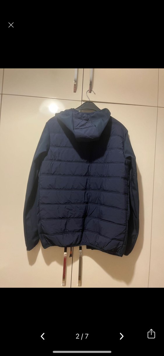 Siyah Fermuarlı Erkek Midi Mont - Görsel 2