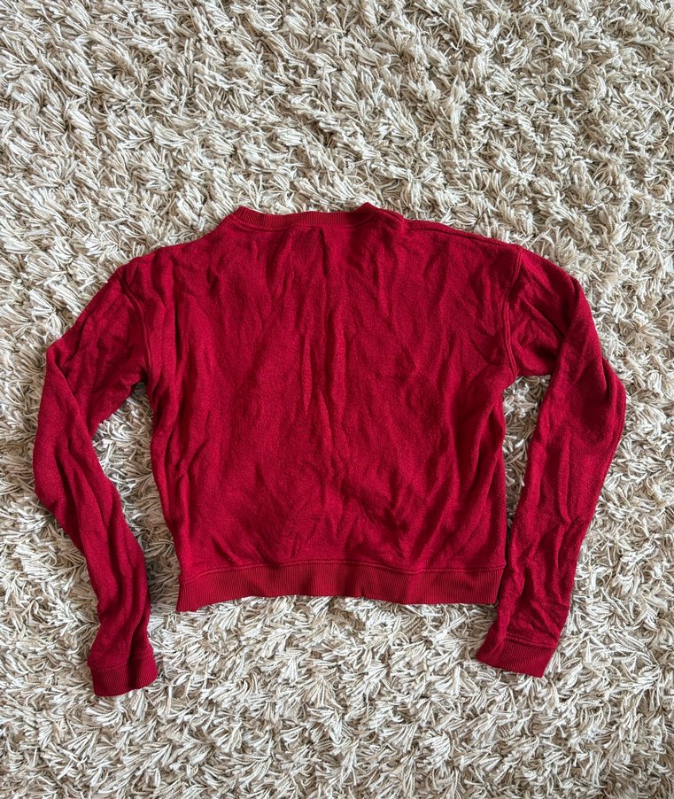 pull&bear kırmızı sweatshirt — görsel 4/6