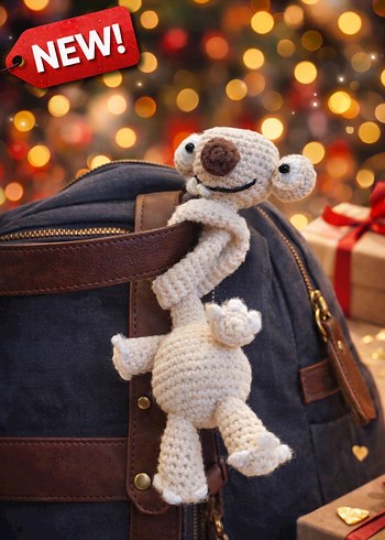 Renkli Örgü Buz Devri Sid - Görsel 2