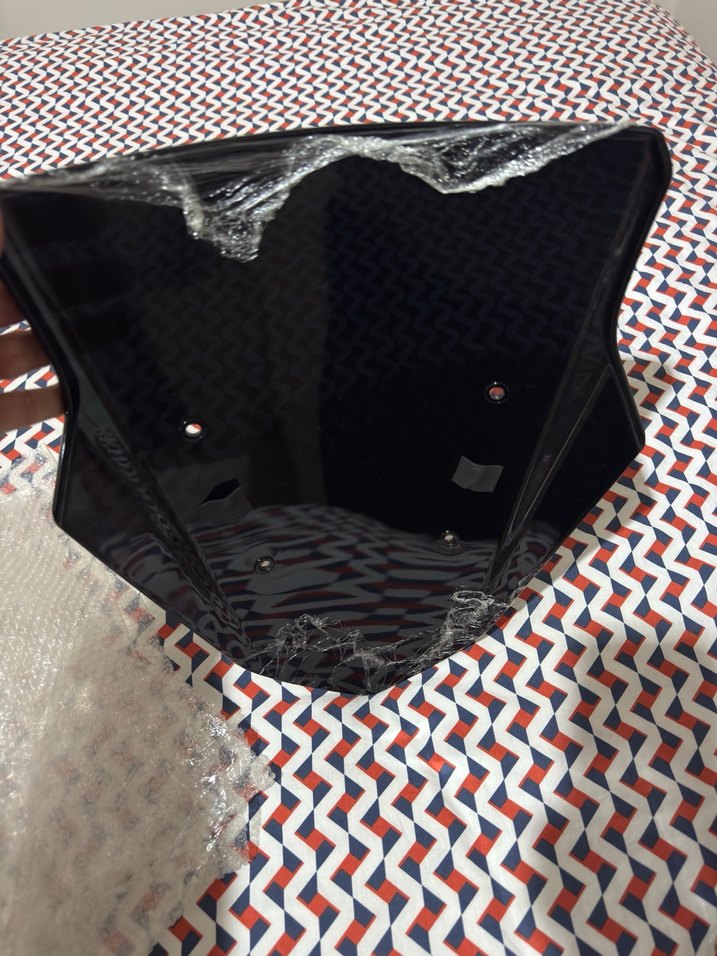 Apx5 Siyah Motosiklet ön Camı sıfır - Görsel 2