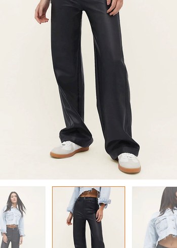 STRADİVARİUS YENİ DERİ PANTOLON - Görsel 6