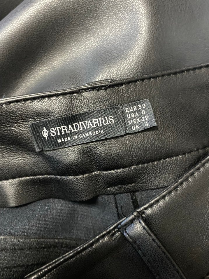 STRADİVARİUS YENİ DERİ PANTOLON - Görsel 2