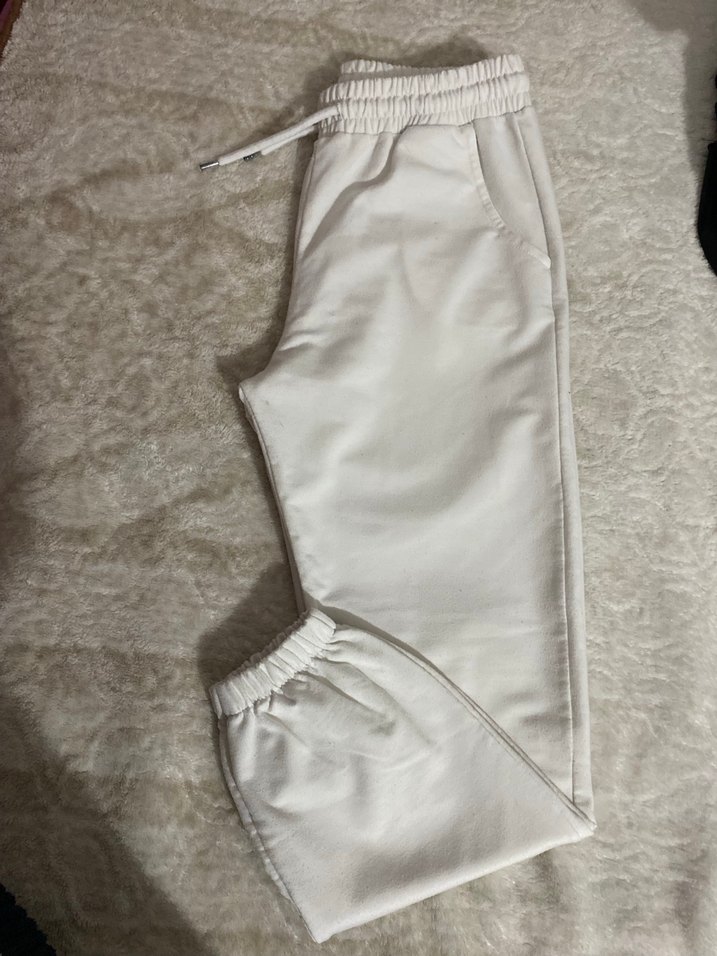 Sıfır beyaz eşofman - Görsel 3