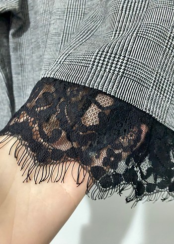 İspanyol kol dantelli crop - Görsel 3