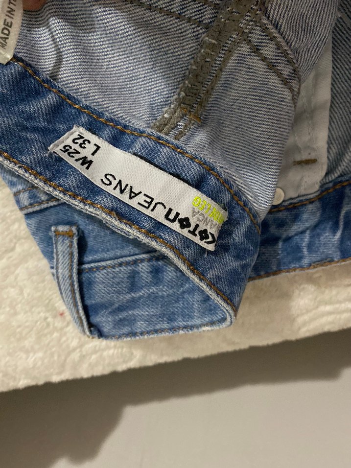 Koton beli tam saran jean - Görsel 3