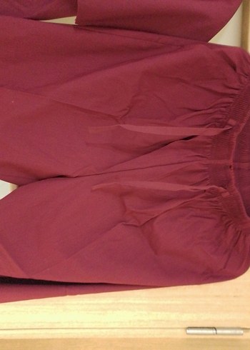 Bordo V Yaka unisex scrubs - Görsel 8