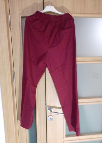 Bordo V Yaka unisex scrubs - Görsel 7