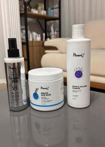 Keratin Saç Maskesi ve Keratin Milk Saç Bakım Seti - Görsel 2