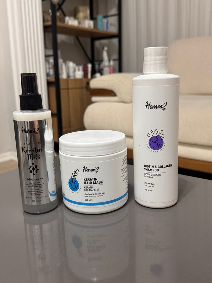 Keratin Saç Maskesi ve Keratin Milk Saç Bakım Seti - Görsel 2