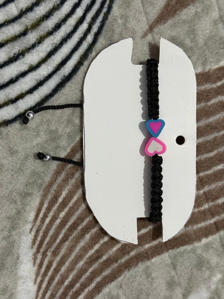 Renkli kalp Detaylı Kadın Bileklik - Görsel 2