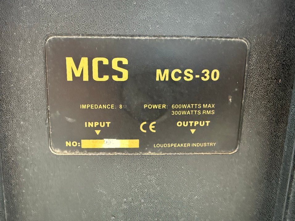 Siyah MCS pasif Hoparlör - Görsel 2