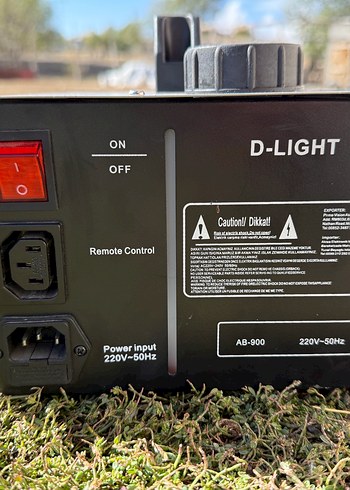 Gri Taşınabilir sis makinesi - Görsel 4