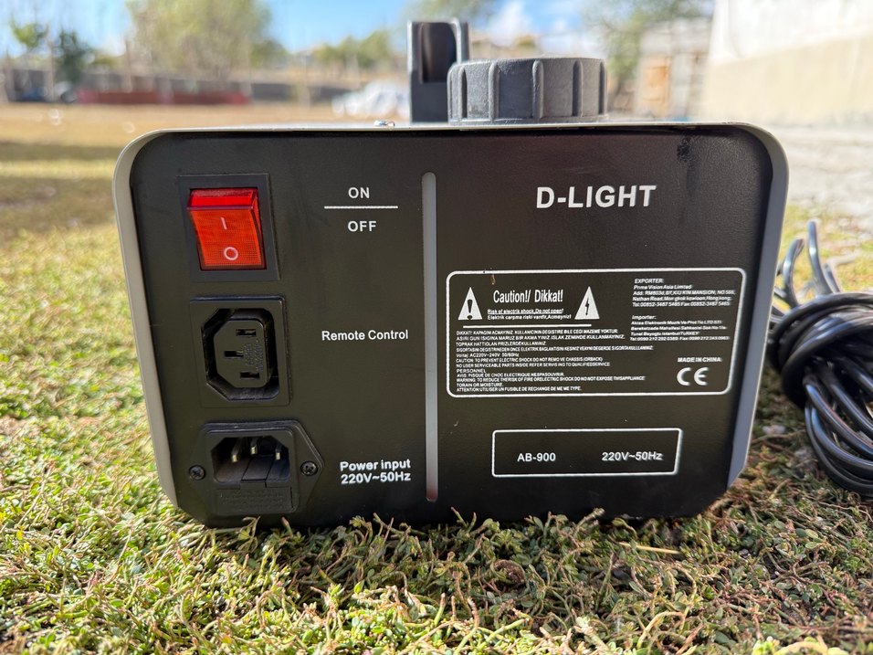 Gri Taşınabilir sis makinesi - Görsel 4