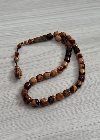 Bohem Tarz Erkek Kahverengi Tesbih - Görsel 3