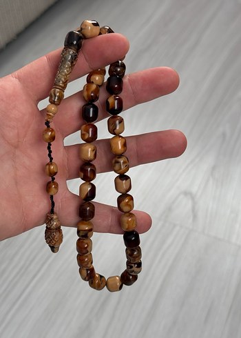 Bohem Tarz Erkek Kahverengi Tesbih - Görsel 4